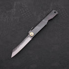 Higonokami Aogami 100mm Black Kurouchi Tsuchime-[Musashi]-[Japanese-Kitchen-Knives]