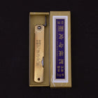 Higonokami Aogami 100mm Brass Super-[Musashi]-[Japanese-Kitchen-Knives]