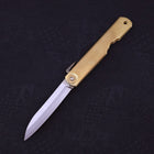 Higonokami Aogami 100mm Gold Sasaki New-[Musashi]-[Japanese-Kitchen-Knives]