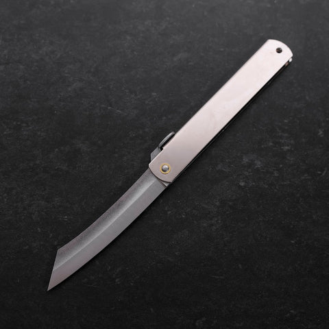 Higonokami Full Steel 120mm Silver-[Musashi]-[Japanese-Kitchen-Knives]