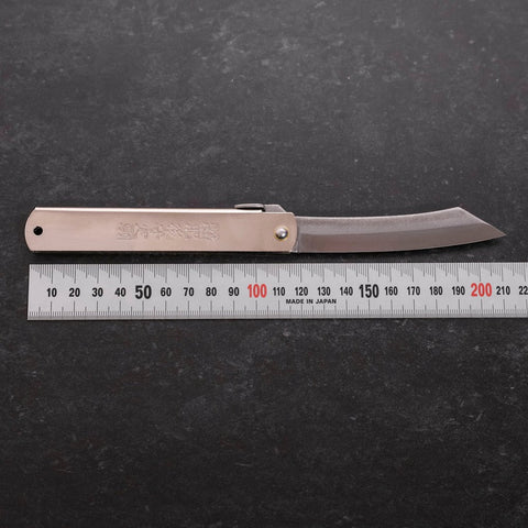 Higonokami Full Steel 120mm Silver-[Musashi]-[Japanese-Kitchen-Knives]