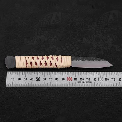 Higonokami Kogatana type Kurouchi Aogami 65mm-[Musashi]-[Japanese-Kitchen-Knives]