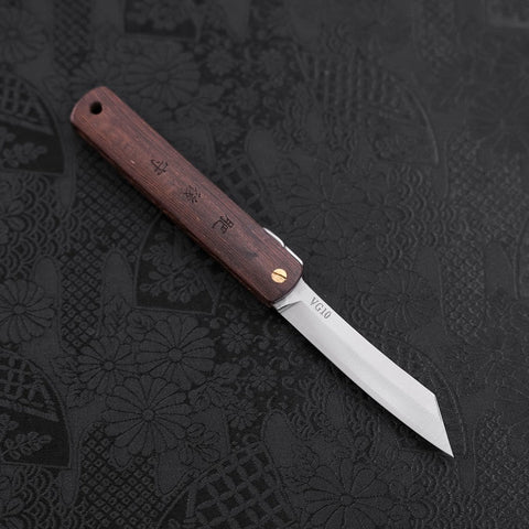 Higonokami VG-10 100mm Wenge-[Musashi]-[Japanese-Kitchen-Knives]