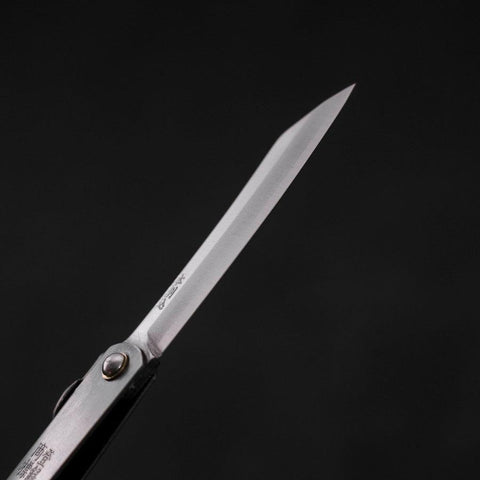 Higonokami Yasukihagane 100mm Black-[Musashi]-[Japanese-Kitchen-Knives]