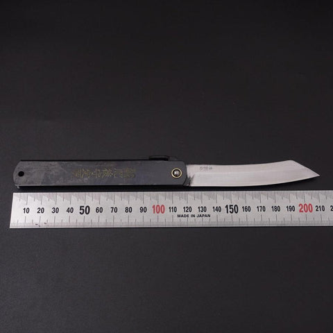 Higonokami Yasukihagane 120mm Black-[Musashi]-[Japanese-Kitchen-Knives]