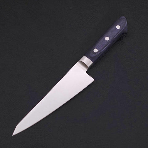 Honesuki Boning Knife AUS-8 Western Blue Handle 150mm-AUS-8-Polished-Western Handle-[Musashi]-[Japanese-Kitchen-Knives]