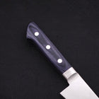 Honesuki Boning Knife AUS-8 Western Blue Handle 150mm-AUS-8-Polished-Western Handle-[Musashi]-[Japanese-Kitchen-Knives]