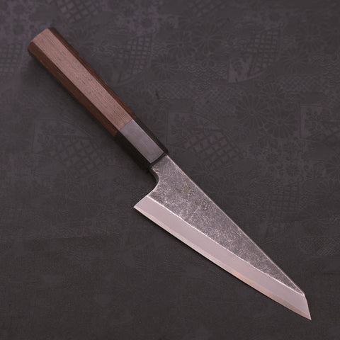 Honesuki Boning Knife Blue steel #2 Kurouchi Buffalo Wenge Handle 150mm-Blue steel #2-Damascus-Japanese Handle-[Musashi]-[Japanese-Kitchen-Knives]