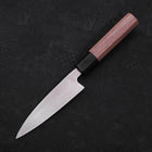 Kaisaki VG-10 Nashiji Walnut Handle 120mm-VG-10-Nashiji-Japanese Handle-[Musashi]-[Japanese-Kitchen-Knives]