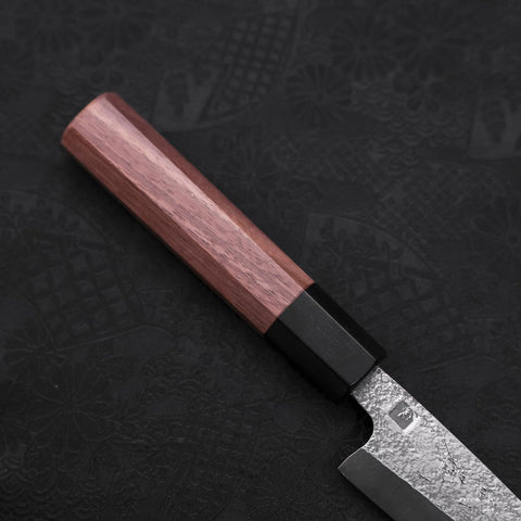 Kaisaki VG-10 Nashiji Walnut Handle 120mm-VG-10-Nashiji-Japanese Handle-[Musashi]-[Japanese-Kitchen-Knives]