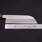 Kama Usuba(Kansai) Blue steel #2 Kasumi Sumi Urushi Handle 180mm-Blue steel #2-Kasumi-Japanese Handle-[Musashi]-[Japanese-Kitchen-Knives]