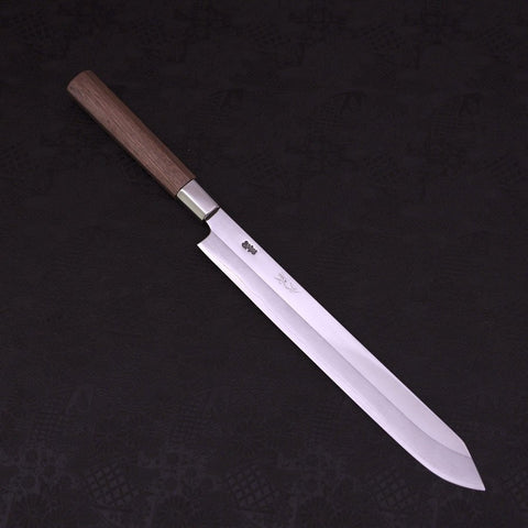 Katsuo Silver Steel #3 Walnut Handle 270mm-Silver Steel #3-Japanese Handle-[Musashi]-[Japanese-Kitchen-Knives]