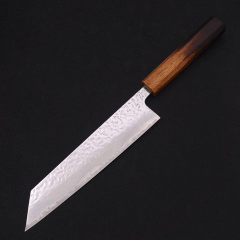 Kiritsuke AUS-10 Mirror Tsuchime Damascus Yaki Urushi Handle 210mm-AUS-10-Damascus-Japanese Handle-[Musashi]-[Japanese-Kitchen-Knives]