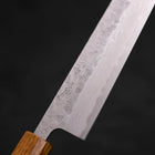 Kiritsuke AUS-10 Nashiji Damascus Yaki Urushi Handle 210mm-AUS-10-Damascus-Japanese Handle-[Musashi]-[Japanese-Kitchen-Knives]