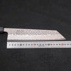 Kiritsuke AUS-10 Tsuchime Damascus Dark-Blue Urushi Handle 210mm-AUS-10-Damascus-Japanese Handle-[Musashi]-[Japanese-Kitchen-Knives]