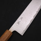 Kiritsuke AUS-10 Wave Nickel Damascus Yaki Urushi Handle 240mm-AUS-10-Damascus-Japanese Handle-[Musashi]-[Japanese-Kitchen-Knives]