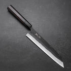 Kiritsuke Blue steel #2 Kurouchi Buffalo Ebony Handle 210mm-Blue steel #2-Kurouchi-Japanese Handle-[Musashi]-[Japanese-Kitchen-Knives]