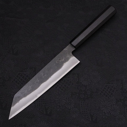 Kiritsuke Blue steel #2 Kurouchi Chokin Dragon Buffalo Ebony Handle 210mm-Blue steel #2-Kurouchi-Japanese Handle-[Musashi]-[Japanese-Kitchen-Knives]