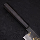 Kiritsuke Blue steel #2 Kurouchi Chokin Dragon Buffalo Ebony Handle 210mm-Blue steel #2-Kurouchi-Japanese Handle-[Musashi]-[Japanese-Kitchen-Knives]