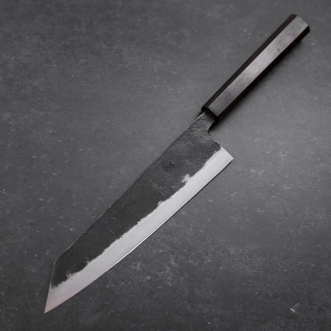 Kiritsuke Blue steel #2 Kurouchi Ebony Handle 210mm-Blue steel #2-Kurouchi-Japanese Handle-[Musashi]-[Japanese-Kitchen-Knives]