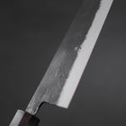 Kiritsuke Blue steel #2 Kurouchi Ebony Handle 210mm-Blue steel #2-Kurouchi-Japanese Handle-[Musashi]-[Japanese-Kitchen-Knives]