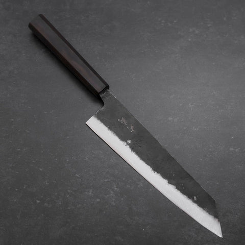 Kiritsuke Blue steel #2 Kurouchi Ebony Handle 210mm-Blue steel #2-Kurouchi-Japanese Handle-[Musashi]-[Japanese-Kitchen-Knives]