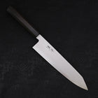 Kiritsuke Blue steel #2 Suminagashi Buffalo Ebony Handle 240mm-Blue steel #2-Suminagashi-Japanese Handle-[Musashi]-[Japanese-Kitchen-Knives]