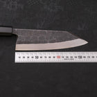 Kiritsuke Deba Blue steel #2 Kurouchi Buffalo Wenge Handle 165mm-Blue steel #2-Kurouchi-Japanese Handle-[Musashi]-[Japanese-Kitchen-Knives]