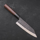 Kiritsuke Deba Blue steel #2 Kurouchi Buffalo Wenge Handle 165mm-Blue steel #2-Kurouchi-Japanese Handle-[Musashi]-[Japanese-Kitchen-Knives]