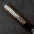 Kiritsuke Deba Blue steel #2 Kurouchi Buffalo Wenge Handle 180mm-Blue steel #2-Kurouchi-Japanese Handle-[Musashi]-[Japanese-Kitchen-Knives]