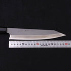 Kiritsuke Gyuto HAP-40 High Speed Tool Steel Buffalo Ebony Handle 200mm-Polished-HAP-40-Japanese Handle-[Musashi]-[Japanese-Kitchen-Knives]