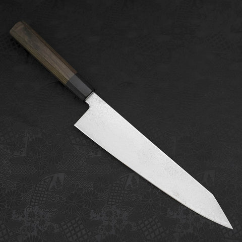 Kiritsuke Gyuto SG-2 Damascus Dark Green Handle 240mm-SG-2-Damascus-Japanese Handle-[Musashi]-[Japanese-Kitchen-Knives]