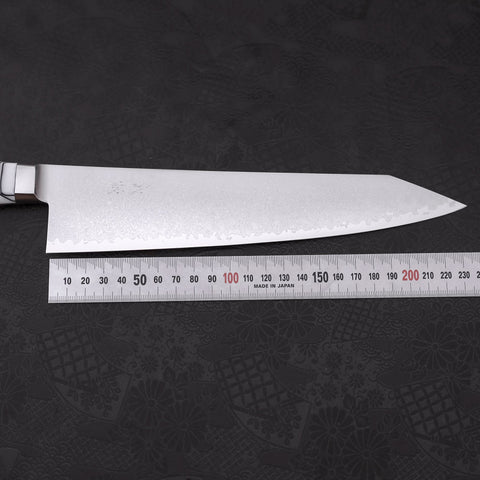 Kiritsuke Gyuto SG-2 Damascus White Handle 240mm-SG-2-Damascus-Western Handle-[Musashi]-[Japanese-Kitchen-Knives]