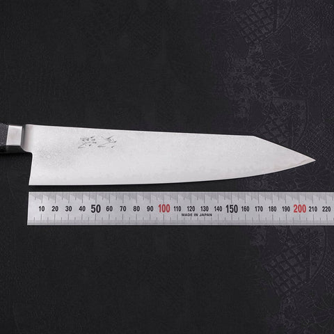 Kiritsuke Gyuto VG-10 Damascus Black Marble Handle 210mm-VG-10-Damascus-Western Handle-[Musashi]-[Japanese-Kitchen-Knives]