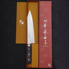 Kiritsuke Gyuto VG-10 Damascus Black Marble Handle 210mm-VG-10-Damascus-Western Handle-[Musashi]-[Japanese-Kitchen-Knives]