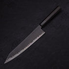 Kiritsuke Gyuto VG-10 Kurozome Damascus Buffalo Ebony Handle 240mm-Damascus-VG-10-Japanese Handle-[Musashi]-[Japanese-Kitchen-Knives]