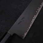 Kiritsuke Gyuto VG-10 Kurozome Damascus Buffalo Ebony Handle 240mm-Damascus-VG-10-Japanese Handle-[Musashi]-[Japanese-Kitchen-Knives]