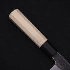 Kiritsuke Gyuto White steel #2 Kurouchi Buffalo Magnolia Handle 200mm-White steel #2-Kurouchi-Japanese Handle-[Musashi]-[Japanese-Kitchen-Knives]