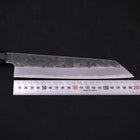 Kiritsuke Gyuto White steel #2 Kurouchi Buffalo Magnolia Handle 200mm-White steel #2-Kurouchi-Japanese Handle-[Musashi]-[Japanese-Kitchen-Knives]