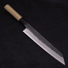 Kiritsuke Gyuto White steel #2 Kurouchi Buffalo Magnolia Handle 240mm-White steel #2-Kurouchi-Japanese Handle-[Musashi]-[Japanese-Kitchen-Knives]