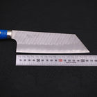 Kiritsuke Nakiri SG-2 Tsuchime Turquoise Blue Handle 170mm-SG-2-Tsuchime-Western Handle-[Musashi]-[Japanese-Kitchen-Knives]