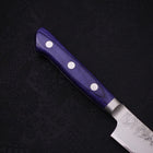 Kiritsuke Petty Blue steel #2 Nashiji Stainless Clad Western Handle 140mm-Blue steel #2-Nashiji-Western Handle-[Musashi]-[Japanese-Kitchen-Knives]