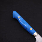 Kiritsuke Petty SG-2 Tsuchime Turquoise Blue Handle 150mm-SG-2-Tsuchime-Western Handle-[Musashi]-[Japanese-Kitchen-Knives]