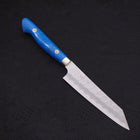 Kiritsuke Petty SG-2 Tsuchime Turquoise Blue Handle 150mm-SG-2-Tsuchime-Western Handle-[Musashi]-[Japanese-Kitchen-Knives]