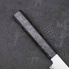 Kiritsuke Petty VG-10 Damascus Black Ishime Handle 150mm-Damascus-VG-10-Japanese Handle-[Musashi]-[Japanese-Kitchen-Knives]