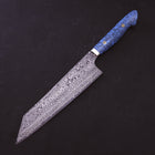 Kiritsuke SG-2 Damascus Turquoise Blue Handle 240mm-SG-2-Tsuchime-Western Handle-[Musashi]-[Japanese-Kitchen-Knives]