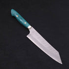 Kiritsuke SG-2 Tsuchime Turquoise Green Handle 200mm-SG-2-Tsuchime-Western Handle-[Musashi]-[Japanese-Kitchen-Knives]