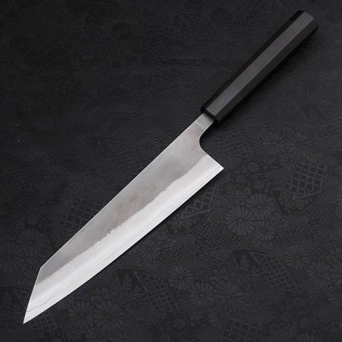 Kiritsuke SKD11 Nashiji Buffalo Ebony Handle 210mm-SKD11-Nashiji-Japanese Handle-[Musashi]-[Japanese-Kitchen-Knives]