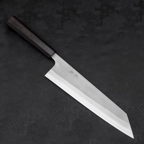 Kiritsuke SKD11 Nashiji Ebony Handle 240mm-SKD11-Nashiji-Japanese Handle-[Musashi]-[Japanese-Kitchen-Knives]