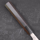 Kiritsuke SKD11 Nickel Damascus Buffalo Ebony Handle 210mm-Damascus-Japanese Handle-[Musashi]-[Japanese-Kitchen-Knives]